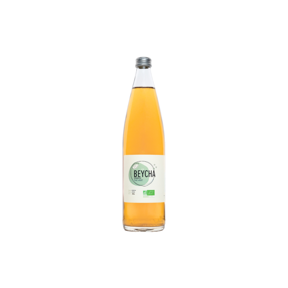 Kombucha Thé blanc Bio - Baï mu dan (arôme de nectarine et fleur blanche)